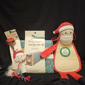 Merry & Bright Cat Christmas Toy Set